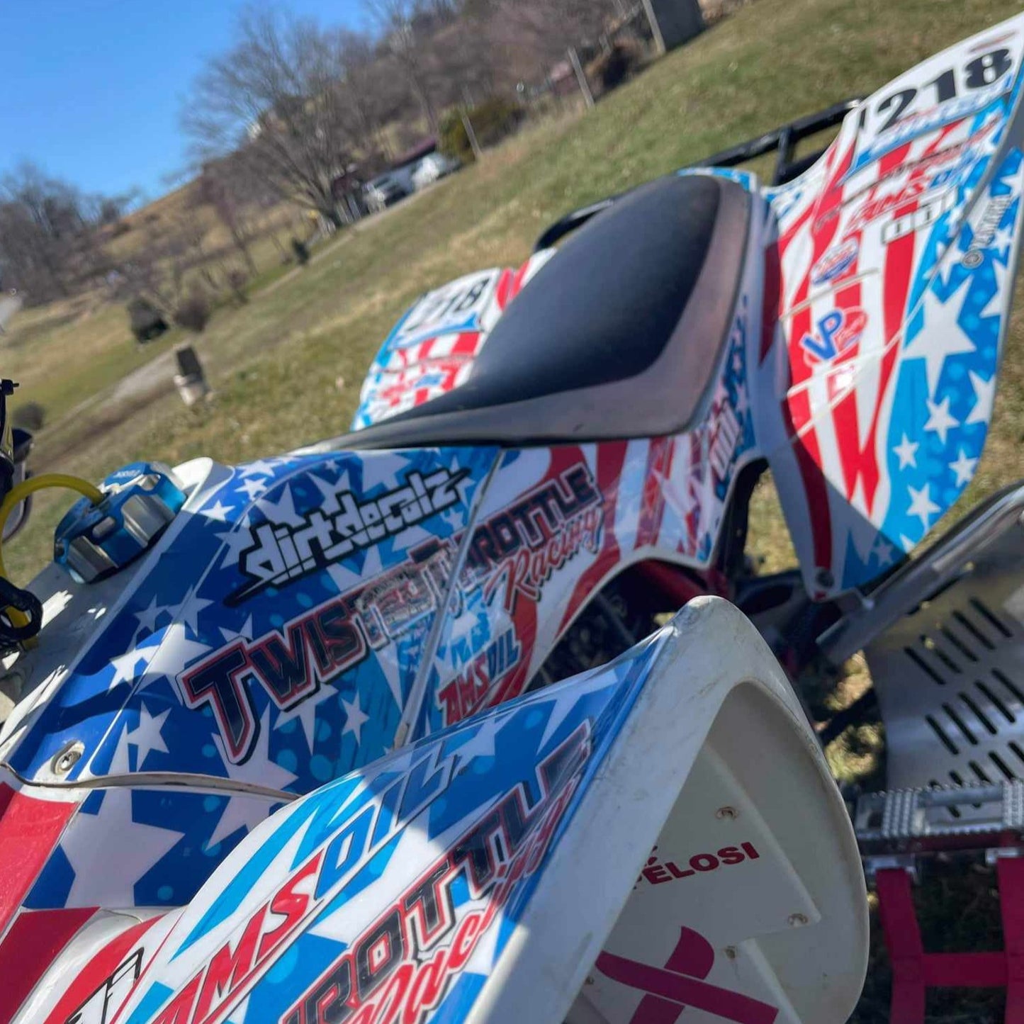 Captain America ATV Graphics Kit
