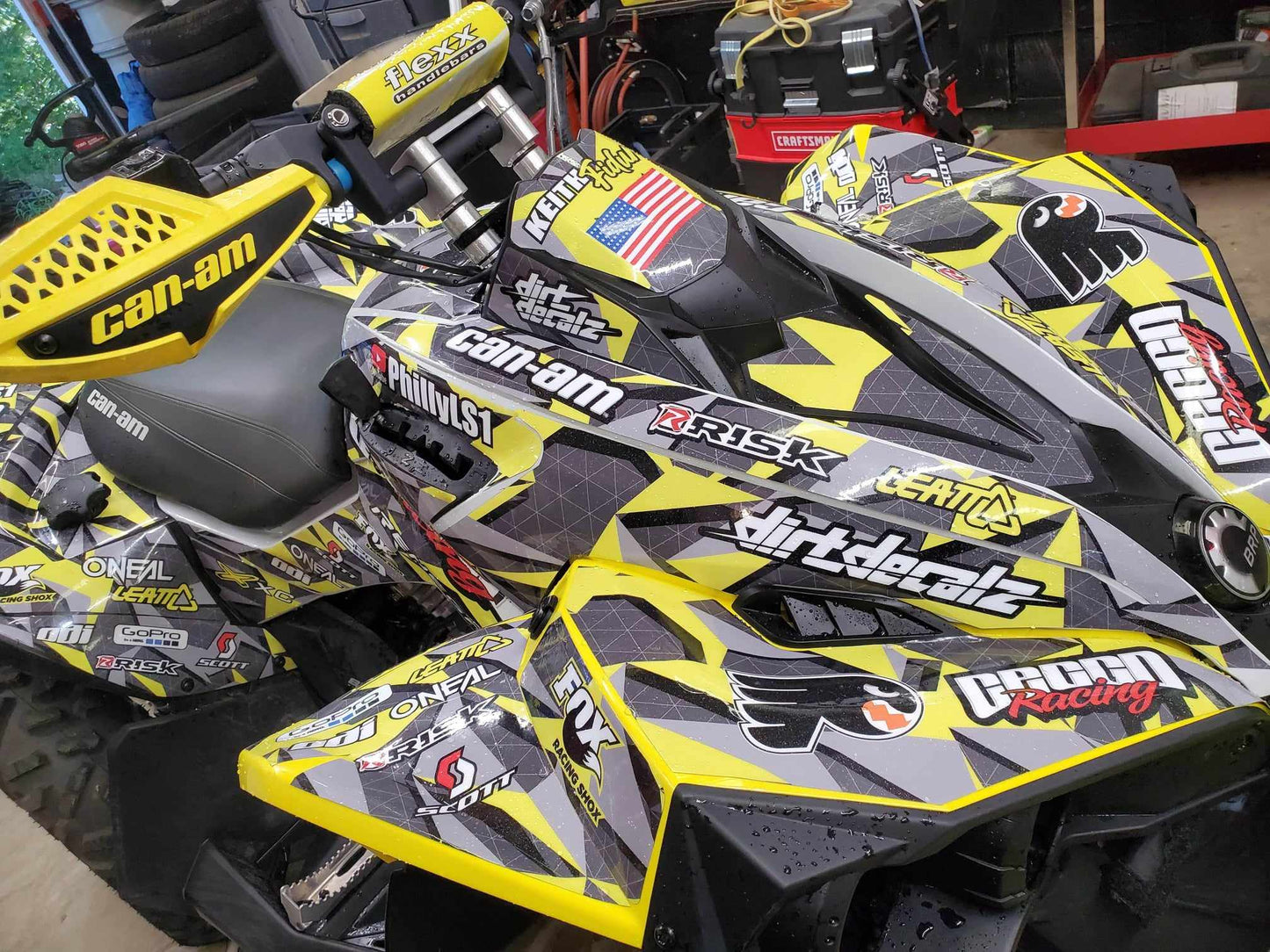 Mask ATV Graphics Kit