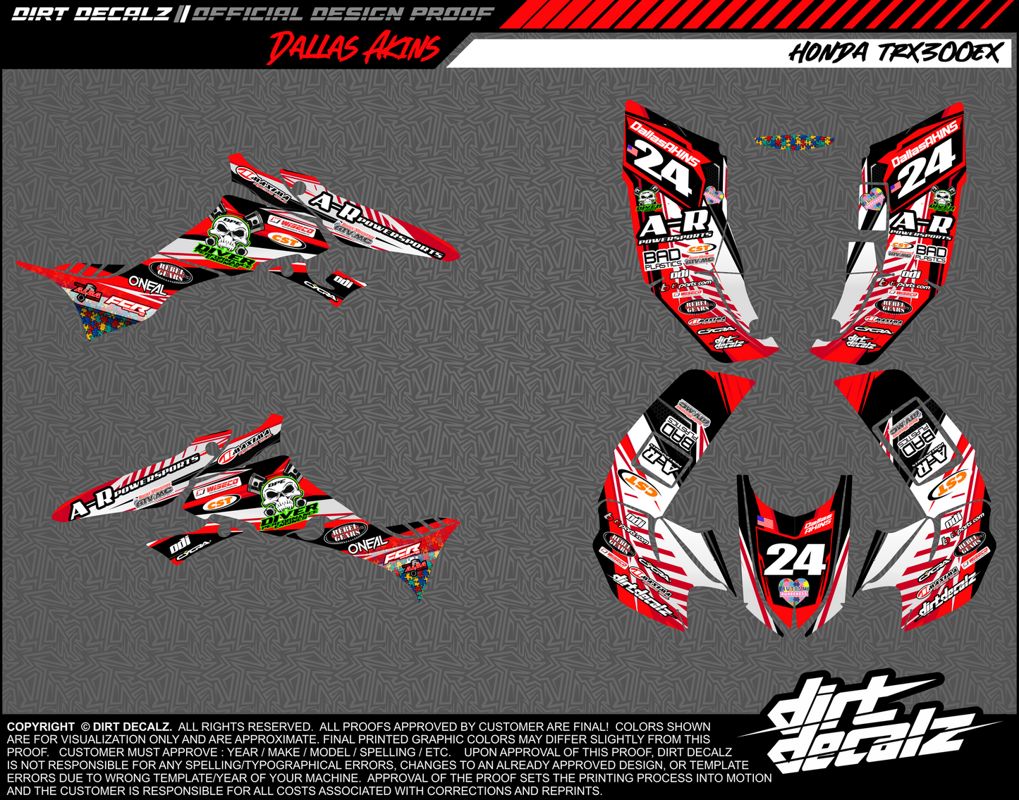 Syncronize ATV Graphics Kit