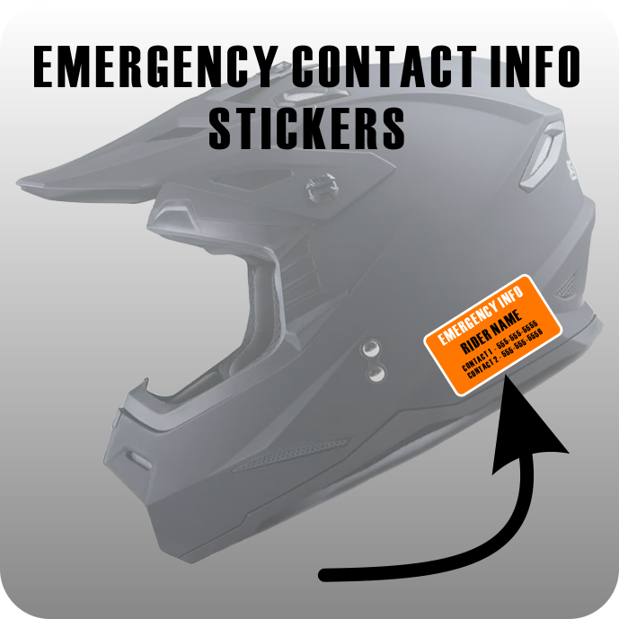 Emergency Contact Info Stickers