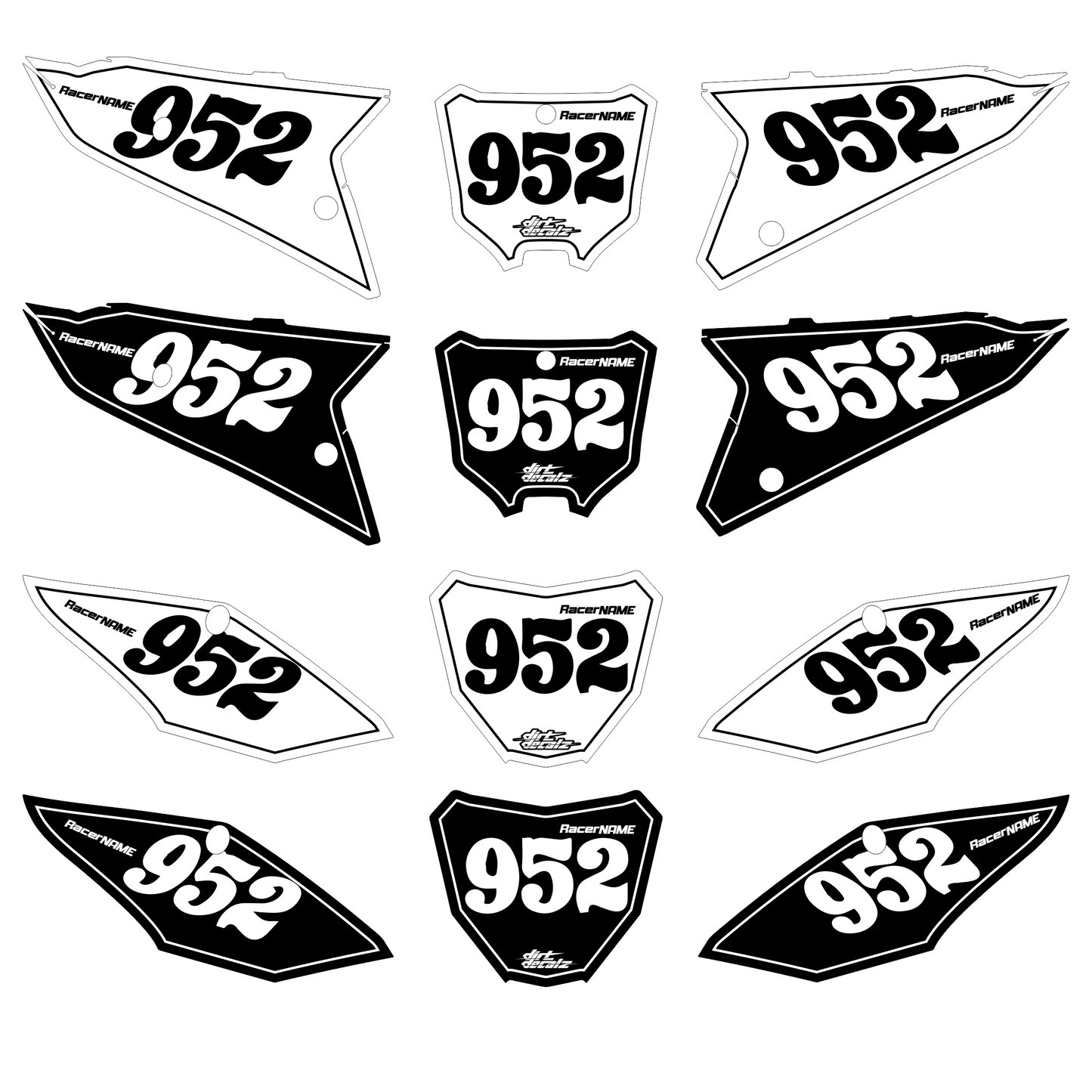 Honda A2 Number Plates