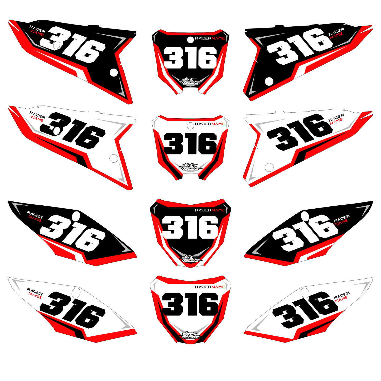 Honda A3 Number Plates