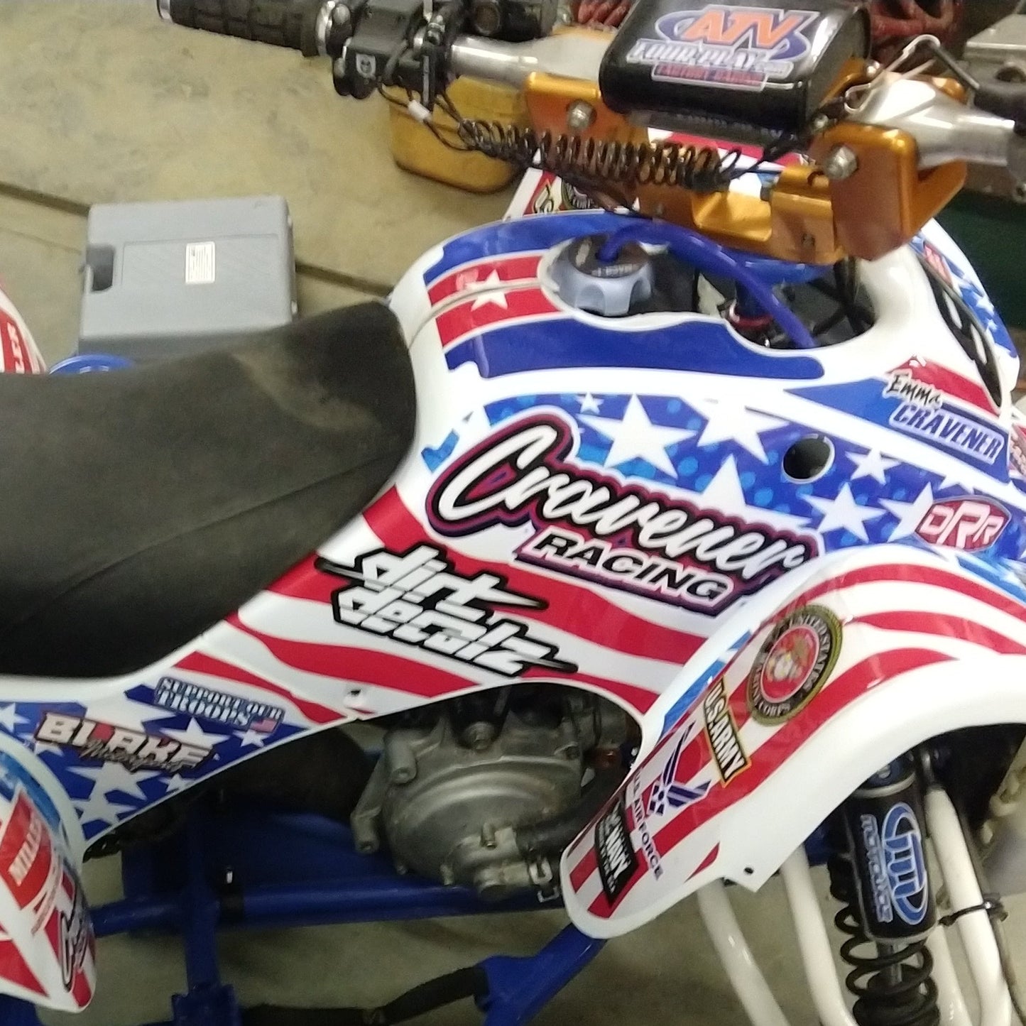 Captain America ATV Graphics Kit