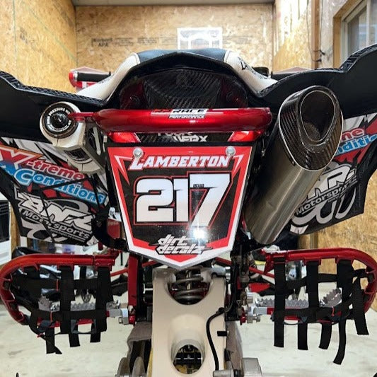 ATV Grab Bar Number Plate Decalz