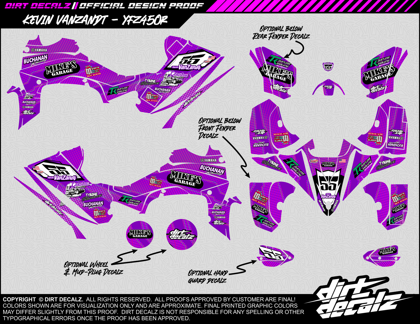 Weave ATV Graphics Kit
