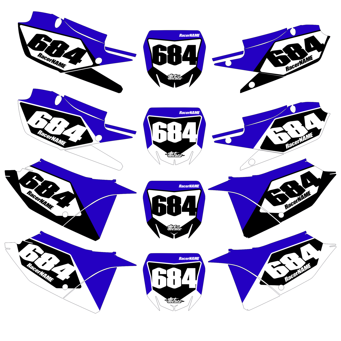 Yamaha A1 Number Plates