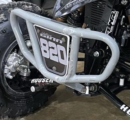ATV Front Bumper Number Plate Decalz