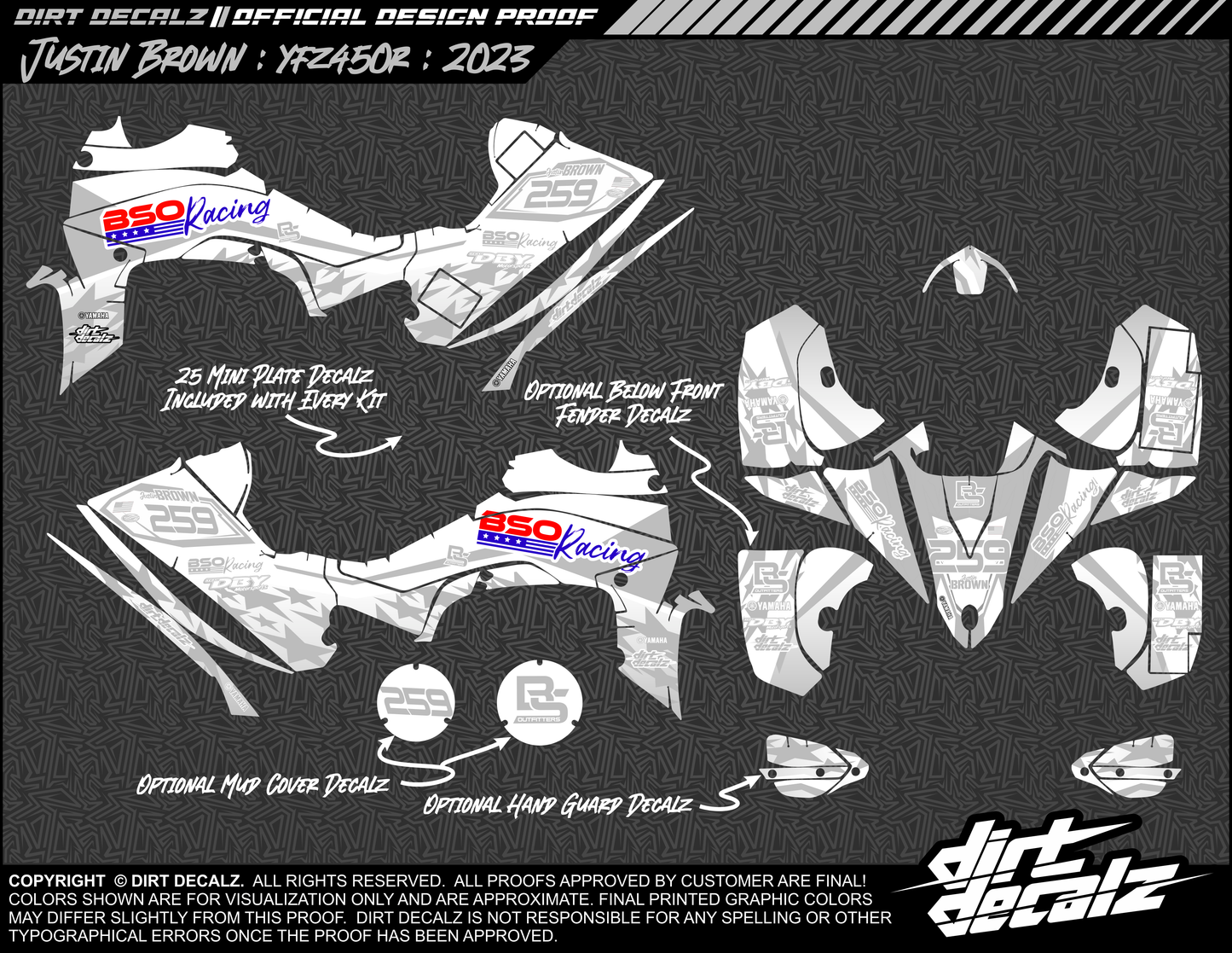 No Bull ATV Graphics Kit