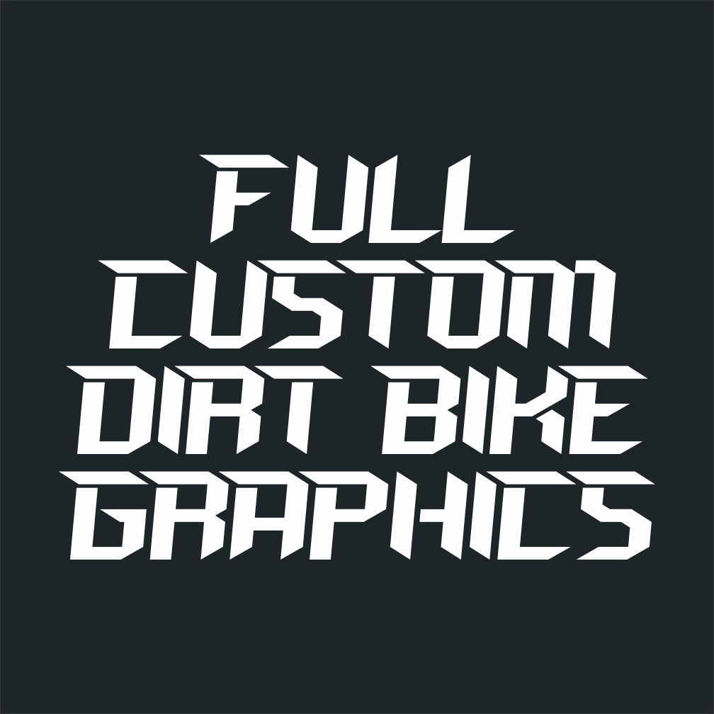 Full Custom Dirt Bike Graphics Kit